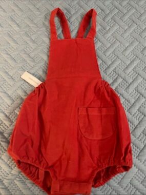 Soor Ploom  Oona Corduroy Suspender Baby Romper